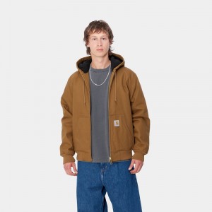 Carhartt Active Kışlık Ceketler Erkek Kahverengi | EMQ-586419