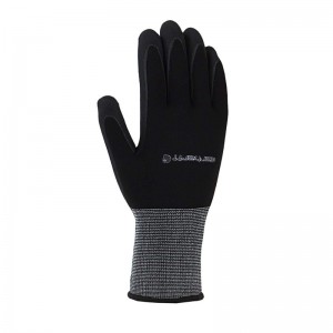 Carhartt All-Purpose Nitrile Grip Eldiven Erkek Siyah | LCQ-761534