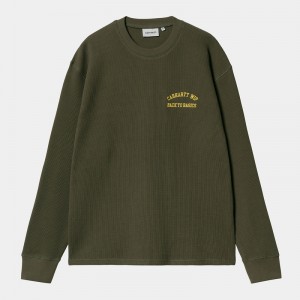 Carhartt Basics Script Tişört Erkek Yeşil | HBY-980321