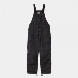 Carhartt Cargo Bib Tulum Erkek Siyah | NKQ-971256