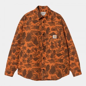 Carhartt Duck Gömlek Erkek Turuncu | ERH-450163