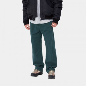 Carhartt Floyde Pantolon Erkek Tavuskuşu Mavi | ZDE-275039