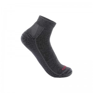 Carhartt Force® Grid Midweight Merino Wool Blend Quarter Socks Kadın Koyu Gri | PNZ-628971