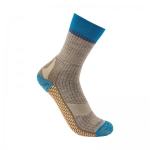 Carhartt Force® Grid Midweight Merino Wool Blend Crew Socks Kadın Koyu Kahverengi | MTN-189356