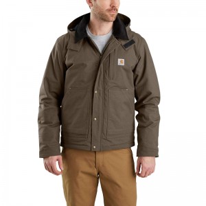 Carhartt Full Swing® Relaxed Fit Ripstop Insulated Ceket Erkek Kahverengi | FBC-679421