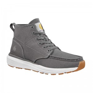 Carhartt Haslett Moc Toe Canvas Sneakers Kadın Gri | KQD-546708