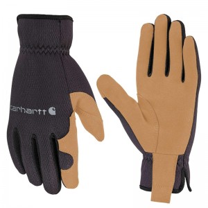 Carhartt High Dexterity Open Cuff Eldiven Erkek Siyah | DTC-712946