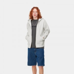 Carhartt Hooded Chase Ceket Erkek Gri | VDI-028743