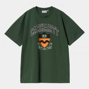 Carhartt Lazy Duck Academy Tişört Erkek Yeşil | YTC-074219