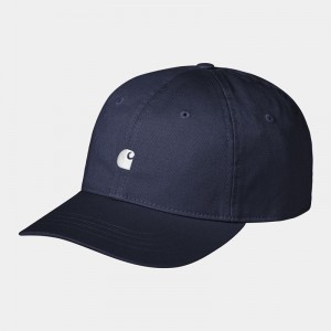 Carhartt Madison Logo Şapkalar Erkek Lacivert | LUF-961285