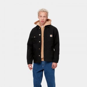 Carhartt Michigan Kaban Erkek Siyah | QAZ-576430