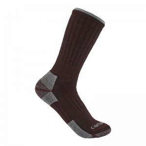 Carhartt Midweight Synthetic-Wool Blend Boot Socks Kadın Siyah | HKD-125687