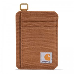 Carhartt NYLON DUCK FRONT POCKET Cüzdan Erkek Kahverengi | RTG-965214