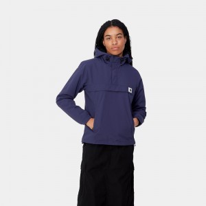 Carhartt Nimbus Sweatshirt Kadın Lacivert | XDI-708315