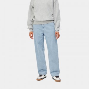 Carhartt Pierce Straight Pantolon Kadın Mavi | GLQ-930685