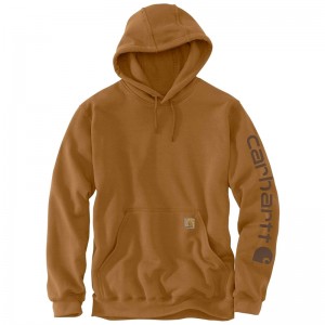 Carhartt Re-Engineered Relaxed Fit Midweight Garment Dyed French Terry Graphic Sweatshirt Erkek Kahverengi | DAW-239064