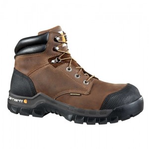 Carhartt Rugged Flex® 6" Composite Toe Iş Botu Erkek Koyu Kahverengi | CAN-453102