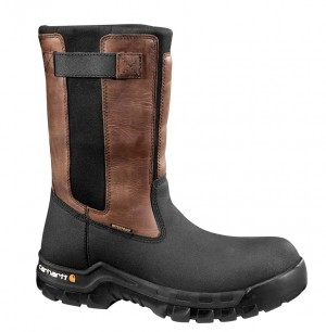 Carhartt Rugged Flex® Waterproof 10" Composite Toe Wellington Bot Erkek Siyah | HJX-328064