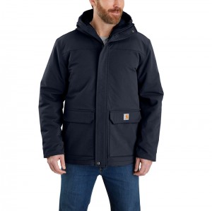 Carhartt Super Dux™ Relaxed Fit Insulated Traditional Kaban Erkek Lacivert | MWX-251079