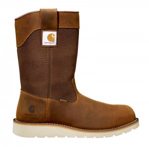 Carhartt Waterproof 10" Soft Toe Wellington Bot Erkek Koyu Kahverengi | GIL-951308