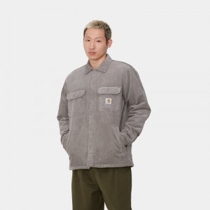 Carhartt Whitsome Gömlek Ceket Erkek Koyu Gri | MBR-548970