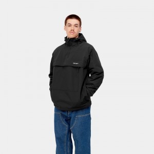 Carhartt Windbreaker Sweatshirt Erkek Siyah | SCZ-136578