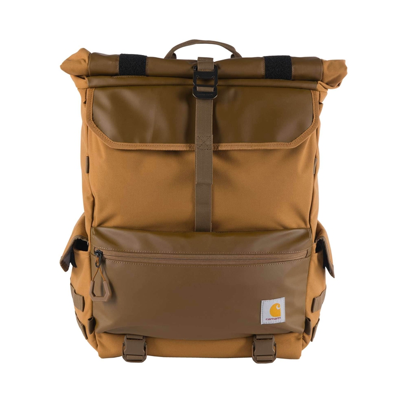 Carhartt 40L Nylon Roll-Top Sırt Çantası Erkek Kahverengi | CTE-187352