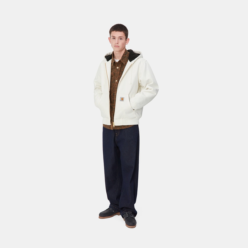 Carhartt Active Kışlık Ceketler Erkek Beyaz | RLX-129305