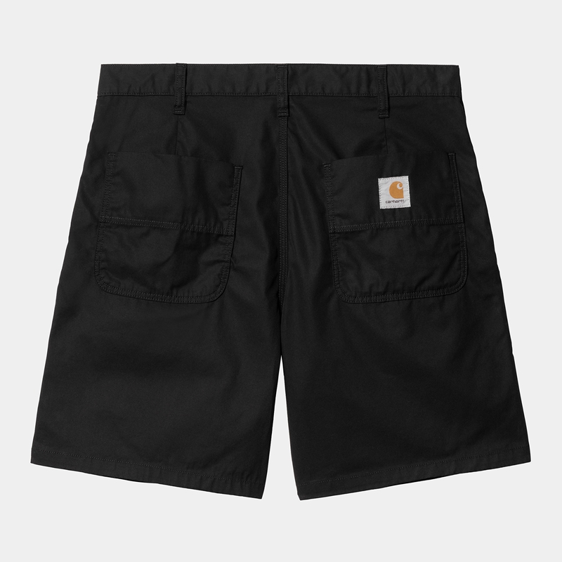 Carhartt Albert Şort Erkek Siyah | OMH-974302