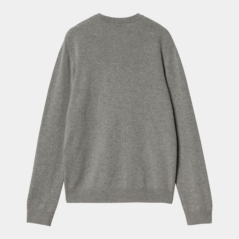 Carhartt Alten Sweatshirt Erkek Gri | ZOE-169340