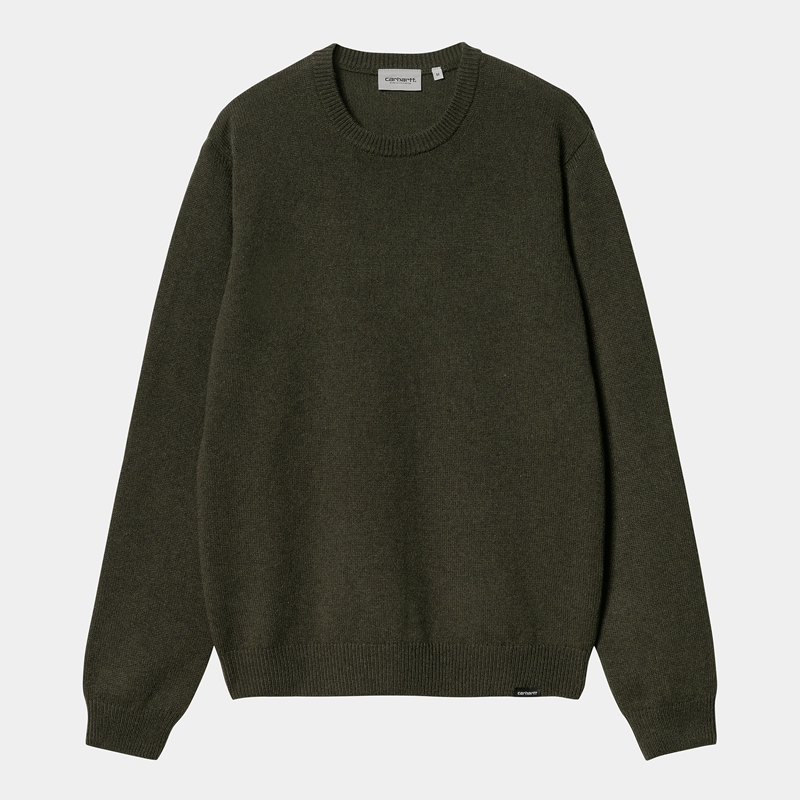 Carhartt Alten Sweatshirt Erkek Zeytin Yeşili | ISJ-956410