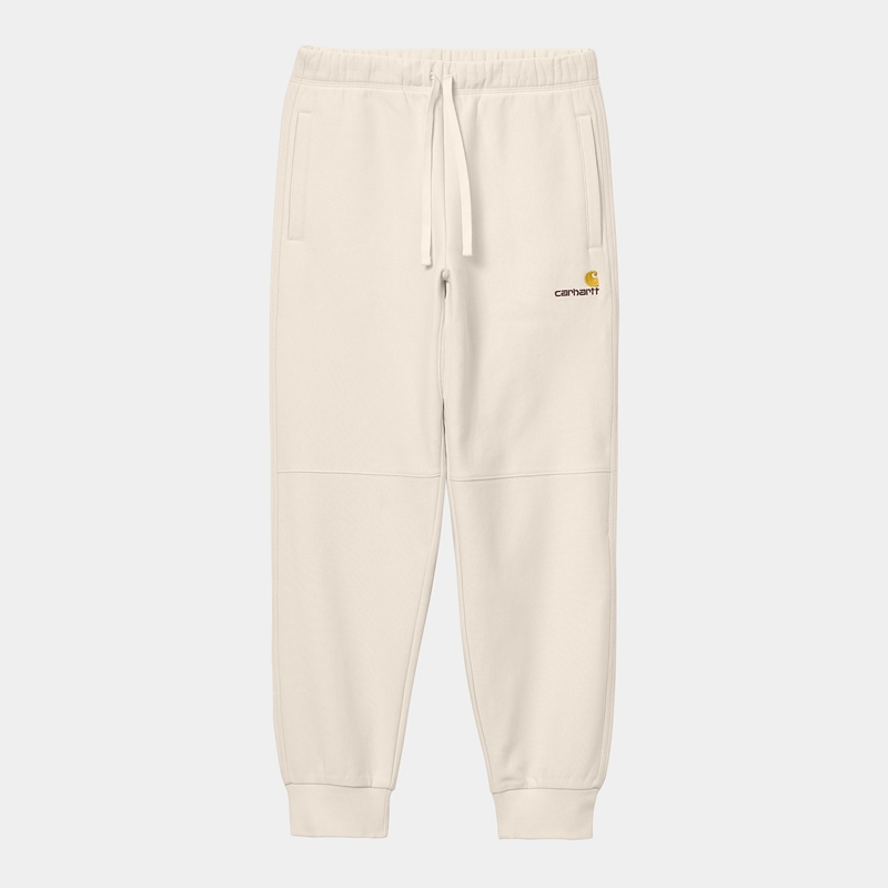 Carhartt American Script Jogging Pantolon Erkek Krema | FDP-328546