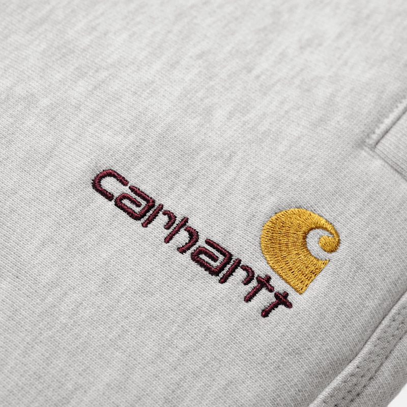 Carhartt American Script Jogging Pantolon Erkek Gri | CHJ-329504