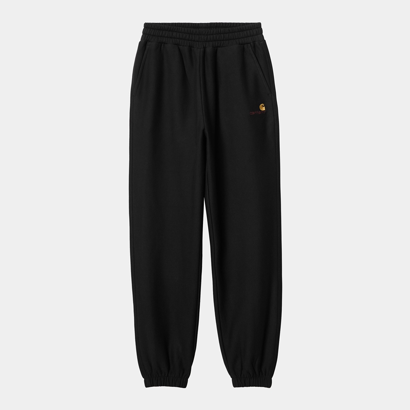 Carhartt American Script Pantolon Kadın Siyah | PMC-302518