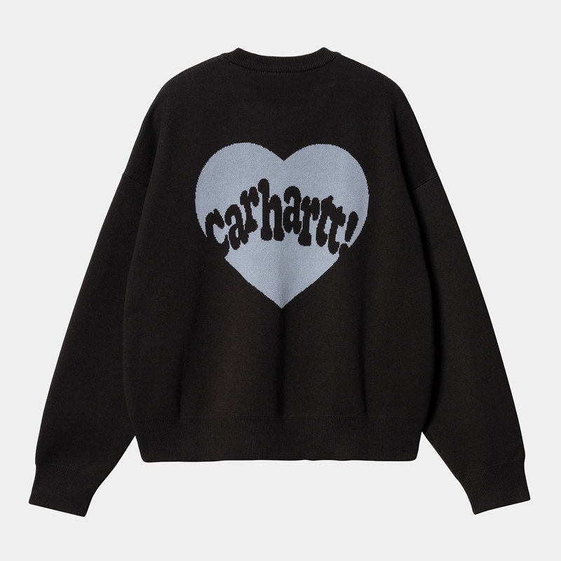 Carhartt Amour Sweatshirt Kadın Siyah | USR-182764