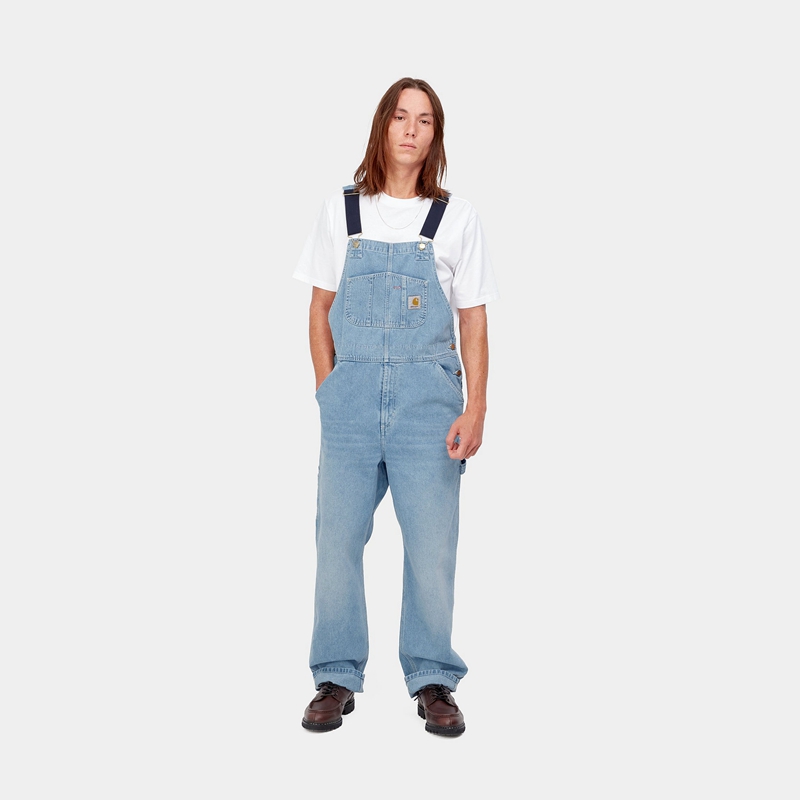 Carhartt BIB Tulum Erkek Mavi | NWD-678059