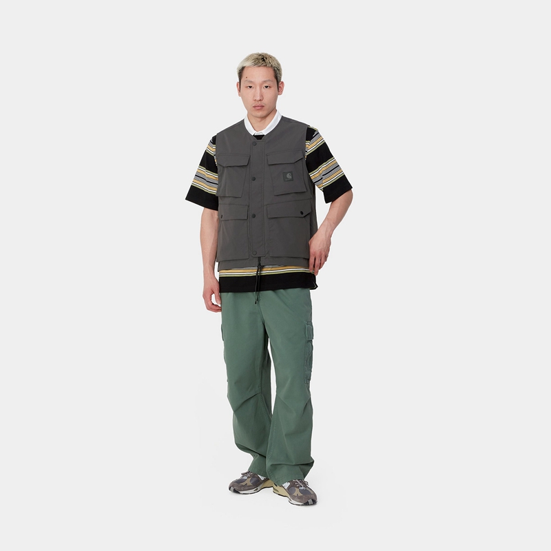 Carhartt Balto Yelek Erkek Koyu Gri | OTM-412503