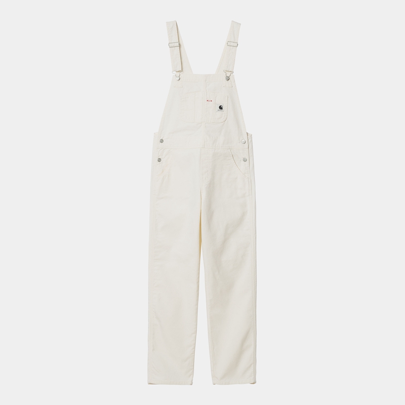 Carhartt Bib Straight Tulum Kadın Beyaz | HIG-651803