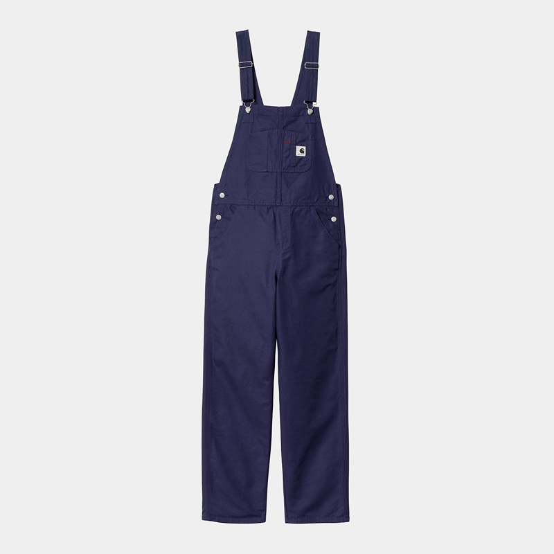 Carhartt Bib Straight Tulum Kadın Mavi | ETZ-218739