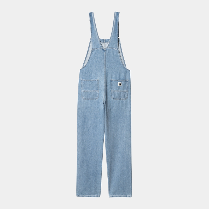 Carhartt Bib Straight Tulum Kadın Mavi | EWR-649750