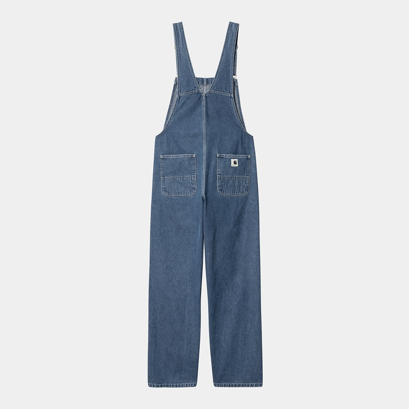 Carhartt Bib Straight Tulum Kadın Mavi | LFI-138904