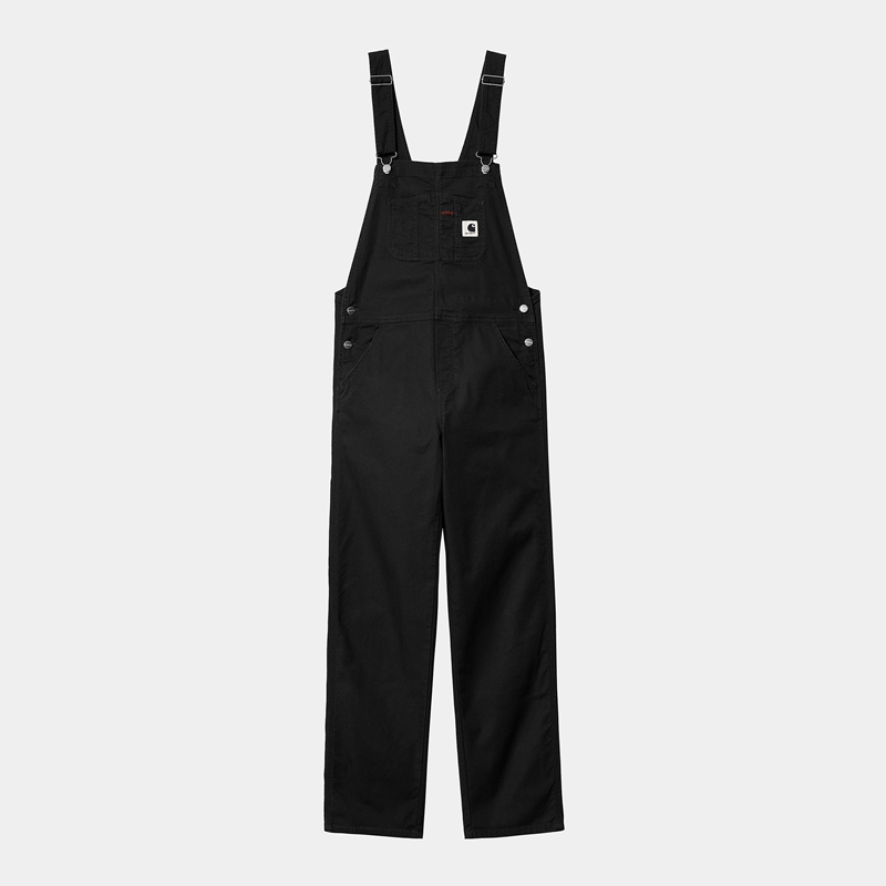 Carhartt Bib Straight Tulum Kadın Siyah | YOH-932704