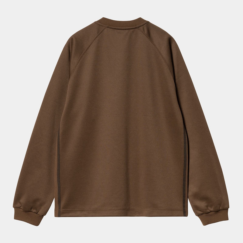 Carhartt Bolan V-Neck Sweatshirt Erkek Kahverengi | BYO-370815