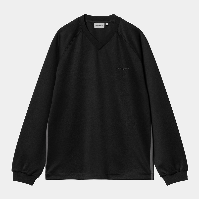 Carhartt Bolan V-Neck Sweatshirt Erkek Siyah | JZB-793680