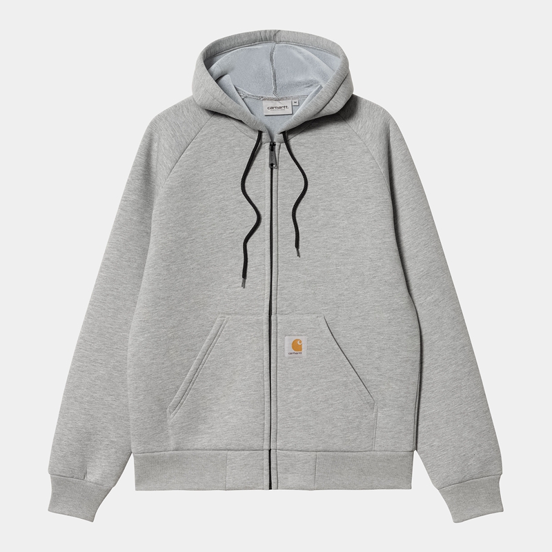 Carhartt Car-Lux Hooded Ceket Erkek Gri | PLZ-429375