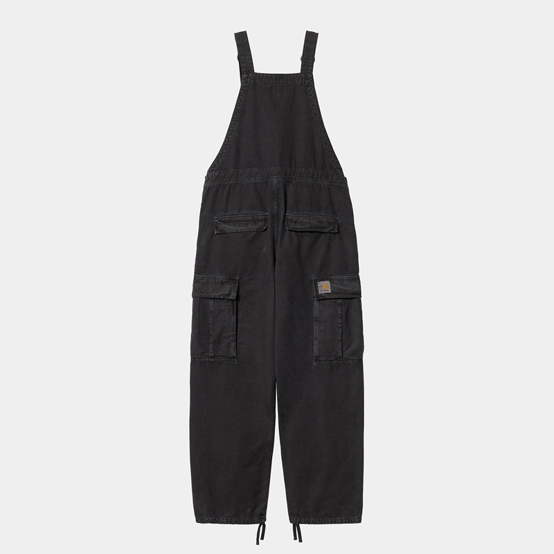 Carhartt Cargo Bib Tulum Erkek Siyah | NKQ-971256