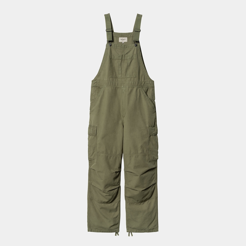 Carhartt Cargo Bib Tulum Erkek Yeşil | WEM-982573