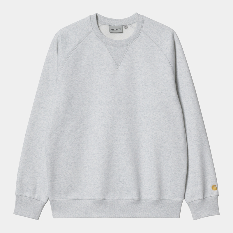 Carhartt Chase Sweatshirt Erkek Gri | CFL-579138