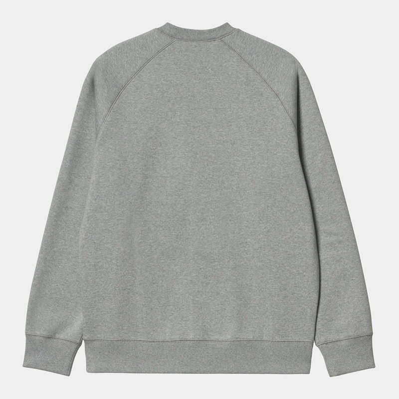 Carhartt Chase Sweatshirt Erkek Gri | JYX-368542