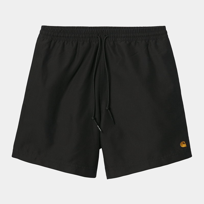 Carhartt Chase Swim Trunk Şort Erkek Siyah | KEY-863274